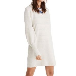 madewell v-neck sweater dress
